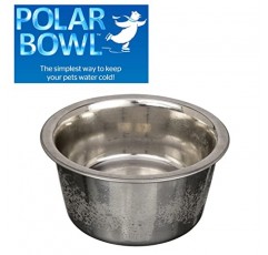 Neater Pets Polar Bowl - 개와 고양이를 위한 얼음물을 담는 냉동고 그릇 - 더운 여름날에 딱 맞습니다, (3.5컵)