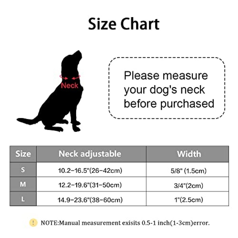 소형 중형 대형견을 위한 TDTOK 여아용 개 목걸이, 분리 가능한 꽃이 있는 귀여운 개 목걸이 안전 금속 버클 조절 가능한 꽃 무늬 부드럽고 편안한 면 개 목걸이, 목에 딱 맞습니다 10.2-23.6'(M, 주황색)