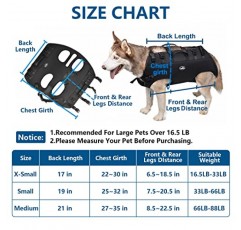 소형/대형견용 개 배낭 캐리어 비상 배낭, 노약자, 장애인, 관절 부상, 관절염, 재활 손톱 다듬기, 노령견 계단 오르내리기, 자동차(X-소형, 검정색)