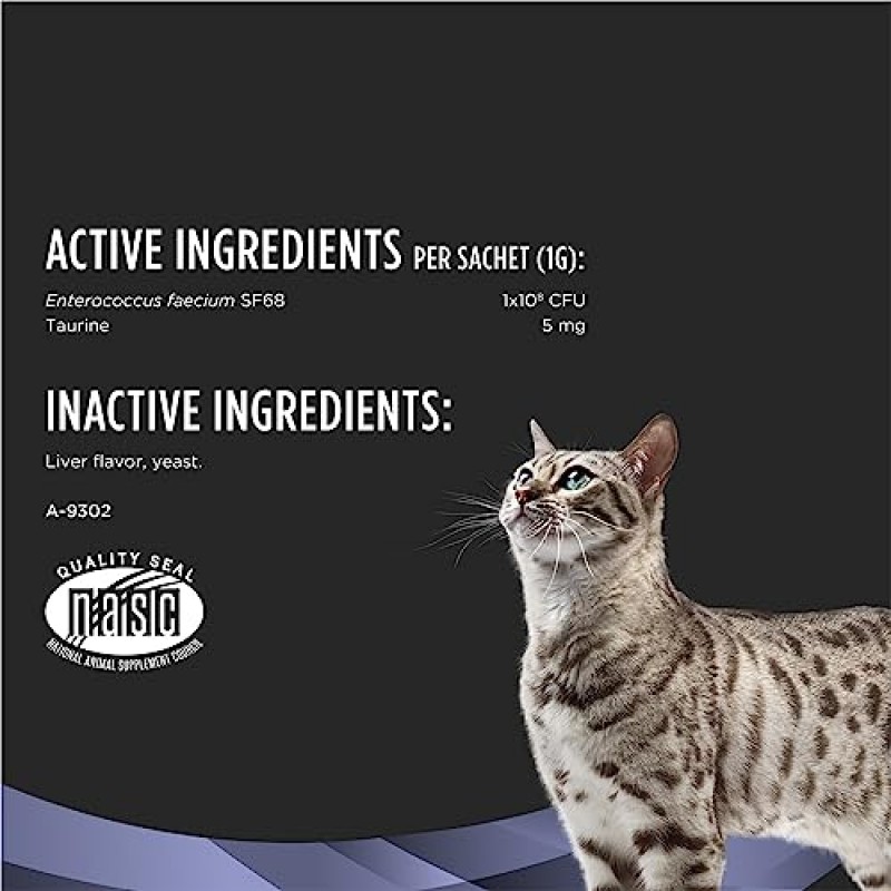 Purina Pro Plan 수의학 보조제 설사가 있는 고양이를 위한 FortiFlora Cat 프로바이오틱 보조제 - 30ct. 상자