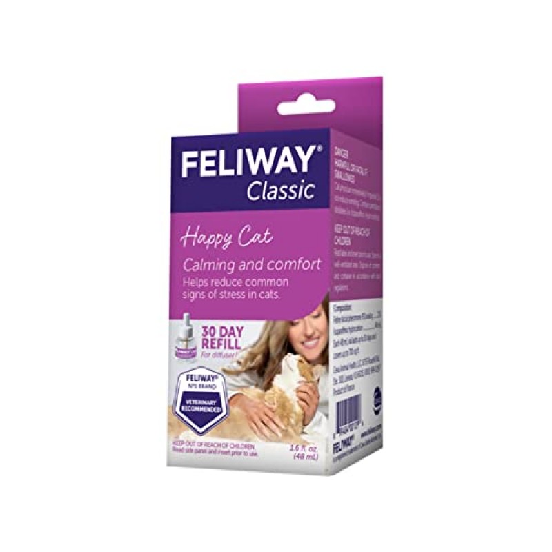 FELIWAY 클래식 고양이 진정 페로몬, 30일 리필 - 1팩