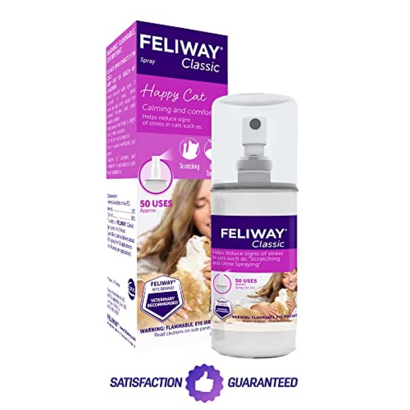 FELIWAY 클래식 고양이 진정 페로몬 스프레이(60mL)