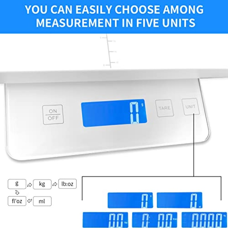 MINDPET-MED 작은 동물을 위한 디지털 애완 동물 스케일, Whelping Scale, 미니 정밀 그램 무게 균형 스케일, 고정밀 1g, 신생아 애완 동물에 적합