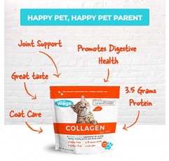 고양이를 위한 Totally Wags 콜라겐: 천연 프리미엄 비 GMO 콜라겐. 관절, 피부, 털, 소화를 지원합니다.