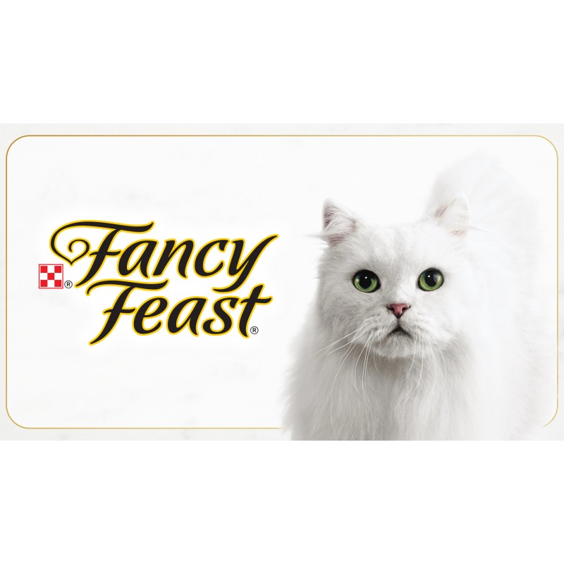 Purina Fancy Feast 해산물 클래식 페이트 컬렉션 그레인 프리 습식 고양이 사료 버라이어티 팩 - (12개 팩 2개) 3 Oz. 캔