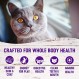 Wellness 천연 애완동물 식품 완전 건강 곡물 무함유 실내 건강한 체중 치킨 레시피 건식 고양이 사료, 5.5파운드 가방