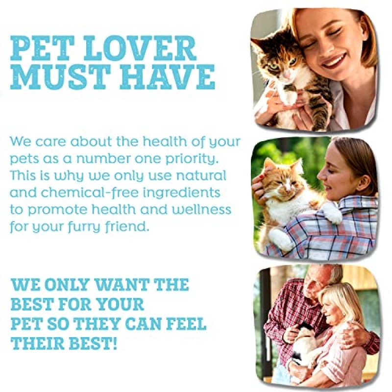 HealthyAnimals4Ever 고양이 방광 및 신장용 요로 지원 - 요로 감염 및 신장 정화용 - 천연, 동종요법, 비 GMO, 유기농 - 방부제 및 화학물질 없음 - 300ct