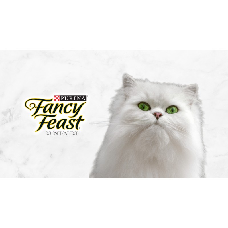 Purina Fancy Feast 구운 젖은 고양이 먹이 젖은 고양이 먹이 그레이비에 담긴 닭고기 잔치 - (24) 3 oz. 캔