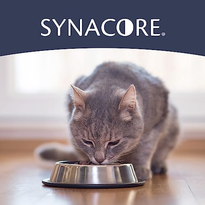 Van Beek Natural Science Synacore Feline - 고양이에게 면역 지원을 제공하고 소화 건강 유지에 도움이 되는 천연 포뮬러 - 고양이를 위한 프로바이오틱스 및 비타민 - 애완동물 제품 - (30개)