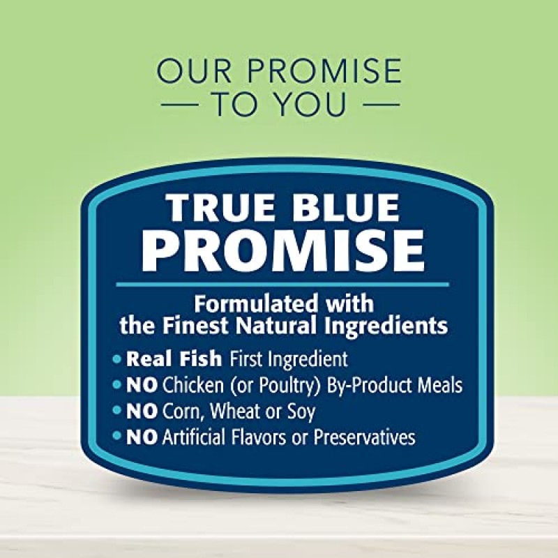 Blue Buffalo True Solutions 퍼펙트 스킨 & 코트 천연 성인용 건식 고양이 사료, 연어 3.5파운드