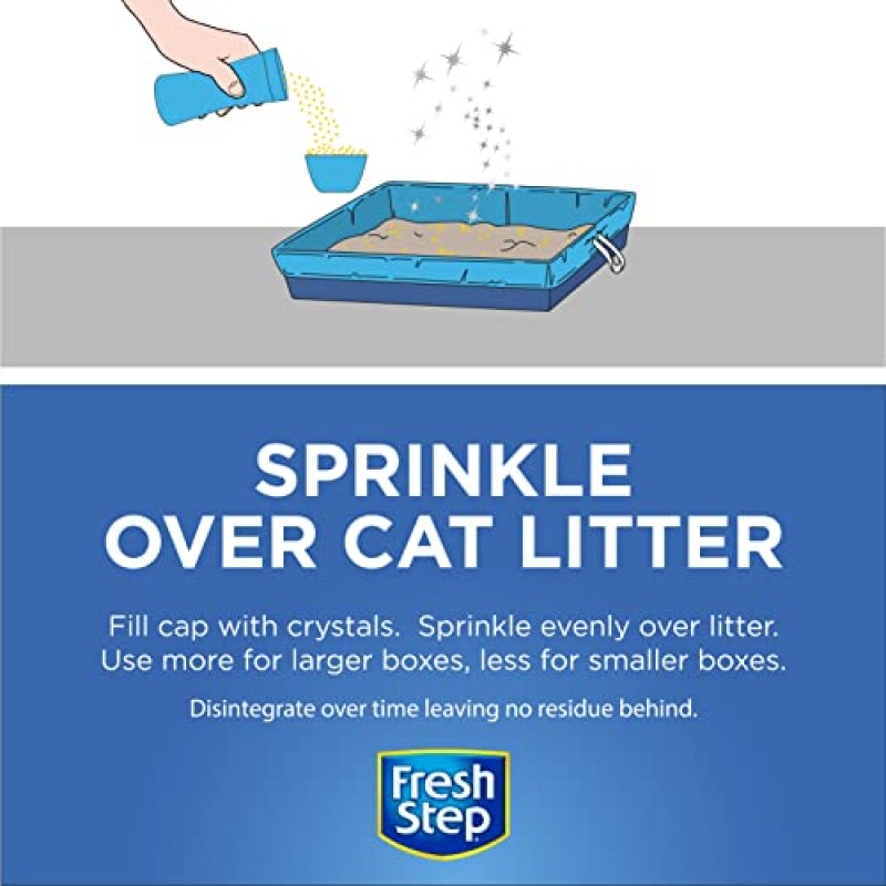 여름 바람 향기에 신선한 단계 고양이 쓰레기 결정 | 고양이 쓰레기 상자 탈취제 | 고양이 냄새를 퇴치하고 냄새를 중화하여 집을 깨끗하게 유지합니다. 15온스 - 3팩(포장은 다를 수 있음)