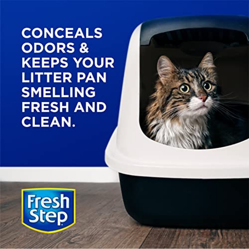 여름 바람 향기에 신선한 단계 고양이 쓰레기 결정 | 고양이 쓰레기 상자 탈취제 | 고양이 냄새를 퇴치하고 냄새를 중화하여 집을 깨끗하게 유지합니다. 15온스 - 3팩(포장은 다를 수 있음)