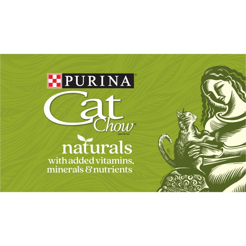 Purina Cat Chow 헤어볼, 건강한 체중, 실내, 천연 건조 고양이 사료, 실내 천연 - 13파운드 가방