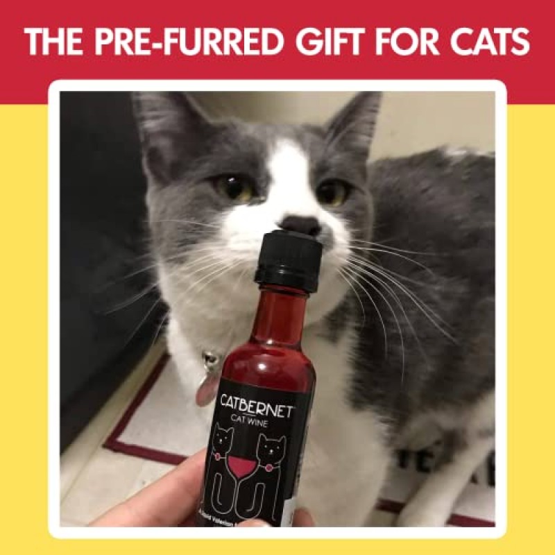 PetWineShop 캣와인 포티팩 캣닢와인 캣와인 세트 고양이용 선물세트(레드팩)