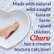 고양이용 INABA 추루, 타우린과 비타민 E가 함유된 헤어볼 조절을 위한 기능성, 크림 같은 핥기 쉬운 고양이 간식, 각 0.5온스, 4튜브(6개 팩)