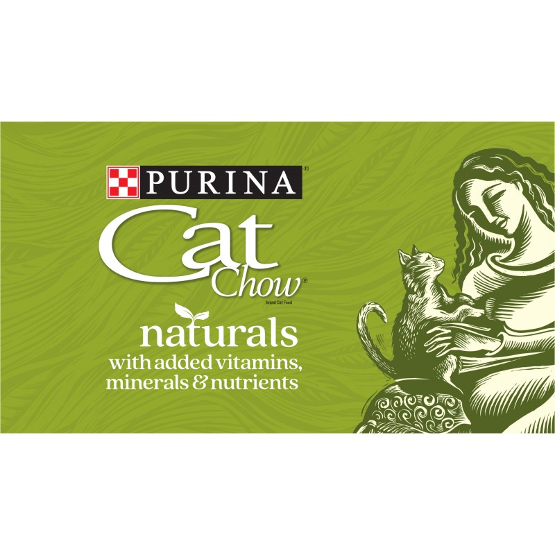 비타민, 미네랄 및 영양소가 추가된 Purina Cat Chow Naturals 건식 고양이 사료, Naturals Original - 13파운드 가방