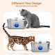 고양이 물 분수 스테인레스 스틸: 108oz/3.2L 자동 애완 동물 물 분수 수위 창이 있는 개 물 디스펜서 - 고양이 내부용