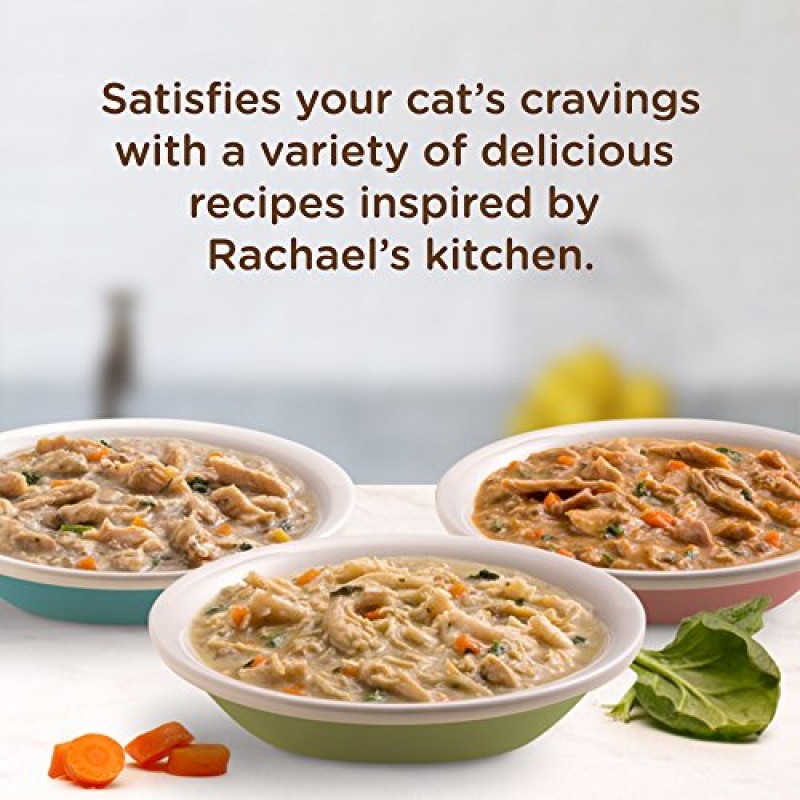 Rachael Ray Nutrish Purrfect Entrees 습식 고양이 사료, 버라이어티 팩, 2온스 컵(24팩)