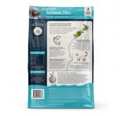 Addiction Salmon Bleu - 건식 고양이 사료 - 완전하고 균형 잡힌 식단 - 피부와 털 건강 고양이 포뮬러 - 프리미엄 킹 연어 기능 - 4 Lbs