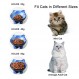 Nihow 세라믹 기본 고양이 그릇: 음식과 물을 위한 5인치 고양이 그릇 - 소형 고양이를 위한 식품 등급 고양이 접시 - 전자레인지 및 식기 세척기 사용 가능 - 우아한 블루 & 블랙(4.25 OZ /1 PC)