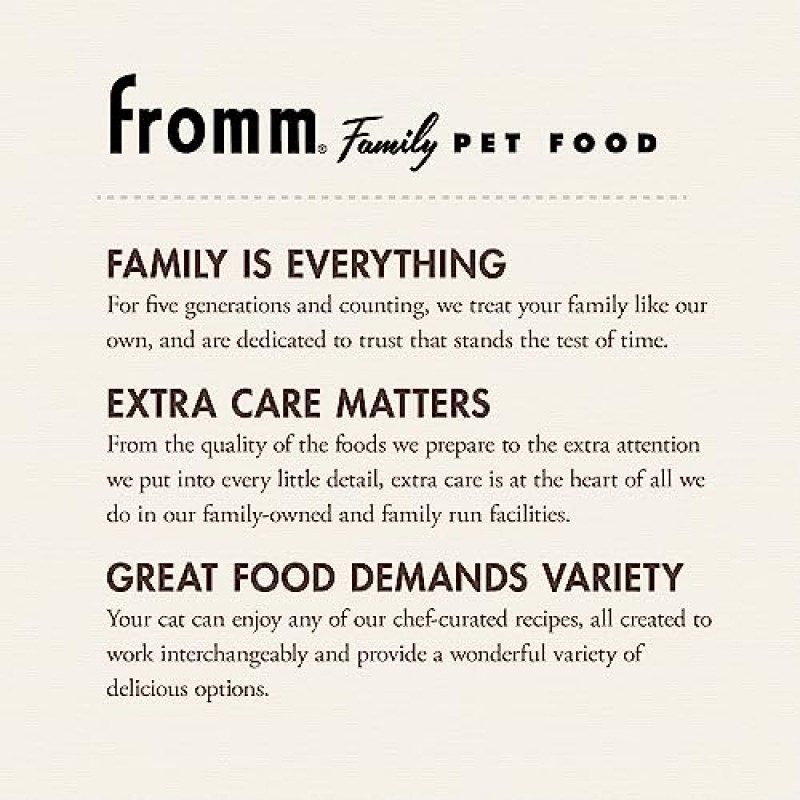 Fromm Four-Star Nutritionals Surf & Turf 고양이 사료 - 프리미엄 건식 고양이 사료 - 연어 레시피 - 4 lb