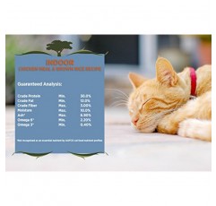 Blackwood Pet Cat Food Made In USA [성인, 실내, 노령묘를 위한 슈퍼 프리미엄 건식 고양이 사료], 치킨밀과 현미 레시피
