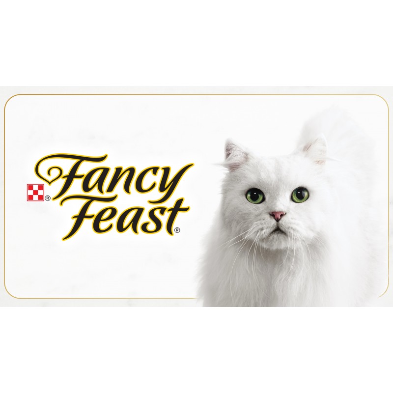 Fancy Feast 치킨 피스트 클래식 페이트 컬렉션 그레인 프리 습식 고양이 사료 멀티팩 - (12팩 2팩) 3 oz. 캔