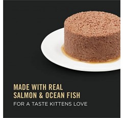 Purina Pro Plan 젖은 고양이 사료 페이트, 연어 및 바다 생선 앙트레 - (24) 3 oz. 풀탑 캔