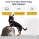 PROTECTO® 6팩 고양이 스크래치 가구 보호 장치(가위 포함) - 16"x12" 투명 애완동물 소파 보호 장치 스크래치 가드 - 자체 접착식 소파 안전™ 디자인 - 소파, 소파 다리 및 모서리용 고양이 긁기 포스트