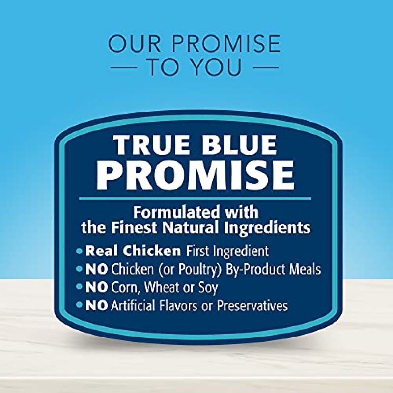 Blue Buffalo True Solutions Fab Feline 천연 실내 성인용 습식 고양이 사료, 닭고기 3온스 캔(24개 팩)