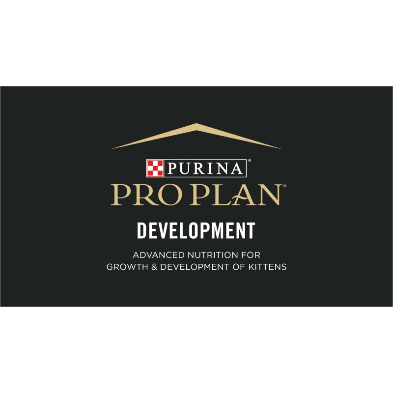 프로바이오틱스 함유 Purina Pro Plan, 고단백 건조 새끼 고양이 사료, 잘게 썬 혼합 닭고기 및 쌀 포뮬러 - 3파운드 가방