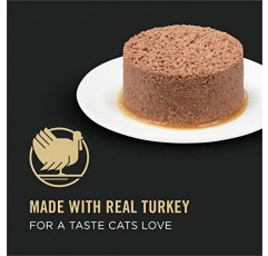 Purina Pro Plan 요로 고양이 사료 습식 페이트, 요로 건강 터키 및 곱창 앙트레 - (24) 5.5 oz. 캔