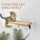 고양이용 벽 선반 및 횃대, 고양이 먹이 선반 2개, 사이잘 매트가 있는 고양이용 물 위에 떠 있는 선반, 나무로 된 고양이 오르기 선반, 수면, 놀기, 오르기 및 식사를 위한 고양이 가구