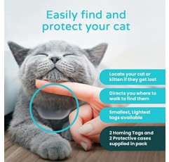 TabCat Homing Tags v2 애완동물 고양이/새끼 고양이 추적기 – GPS보다 범위가 더 길고 더 정확합니다.