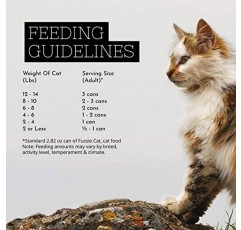 Fussie Cat 슈퍼 프리미엄 치킨 & 비프 포뮬러 인 호박 수프 곡물 없는 습식 고양이 사료 2.82온스, 24개입