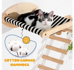고양이 벽 선반 긁는 다리 - 벽걸이 선반 플로팅 농어 Scratcher 고양이 침대 다리 등산가 실내 고양이 운동을 위한 계단 홀더 걸이