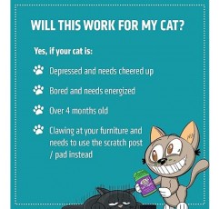 Cat Crack Catnip, 고양이에게 활력을 주고 흥분시키는 100% 천연 캣닙 혼합물, 고양이 놀이, 고양이 훈련 및 새로운 캣닙 장난감, 캣트리 및 고양이 침대에 사용되는 안전하고 중독성이 없는 캣닙 간식, 캣트리 및 고양이 침대(20컵)