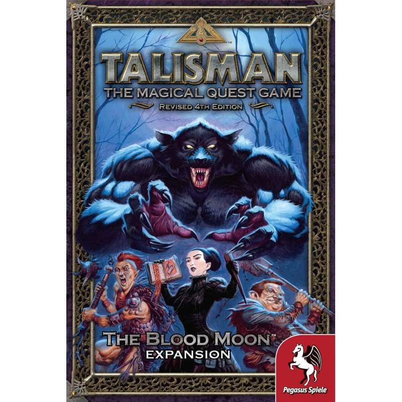 Pegasus Spiele Talisman: 블러드 문 보드 게임 블루