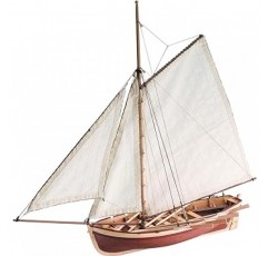 Artesania Latina 19004. 목조 선박 모델 영국의 추가 보트 대형 스케일 1:25. 구축할 모델 키트