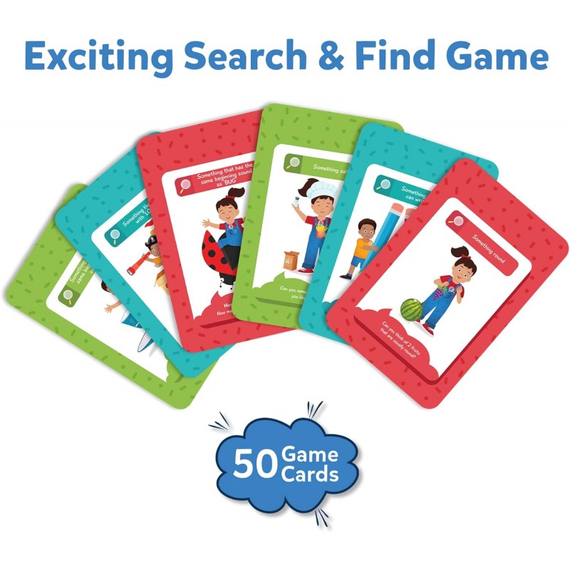 Skillmatics Found It 어린이를 위한 물건 찾기 게임 재미있는 가족 게임, 4~7세- 실내 및 실외 에디션 번들