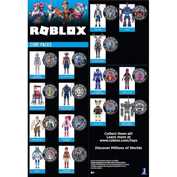 Roblox Imagination Collection - Skylas, Skyland 배달원 그림 팩 [독점 가상 아이템 포함]