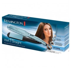 Remington 스트레이트 LCD 디스플레이, 140-230°C, 모발 스트레이트너 S7350 습식 및 건식 사용 와이드 스타일링 플레이트