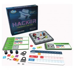 Think Fun Hacker 사이버 보안 코딩 게임 및 10세 이상 소년 소녀를 위한 STEM 장난감