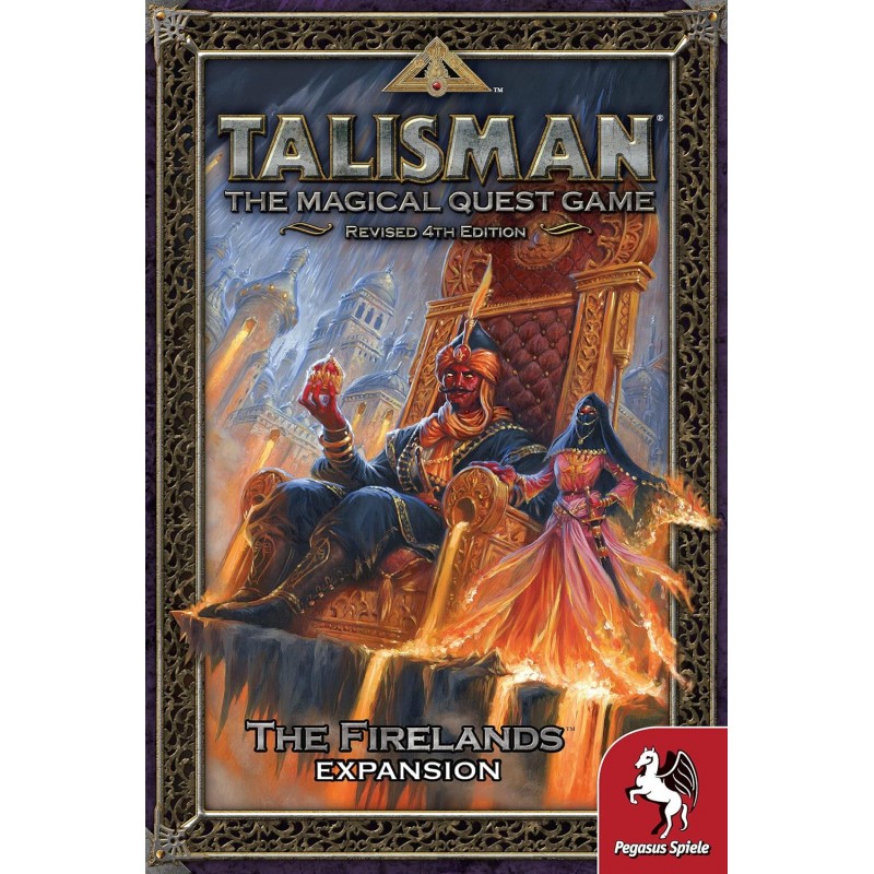 Pegasus Spiele Talisman: The Firelands 보드 게임 오렌지