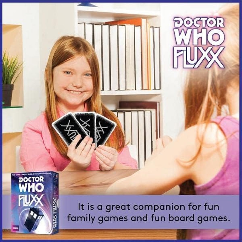 Doctor Who Fluxx 카드 게임 - Whovian Delight with Quick Rounds