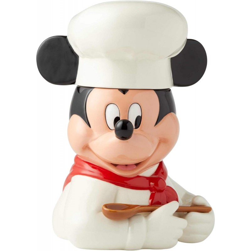 에네스코 디즈니 도자기 셰프 미키 마우스 쿠키 용기, 11인치