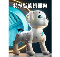 지능형 로봇 개 어린이 전기 장난감 강아지 산책, 춤, 짖는 소리, 핥고 짖는 애완 동물 2023 새 모델 시뮬레이션
