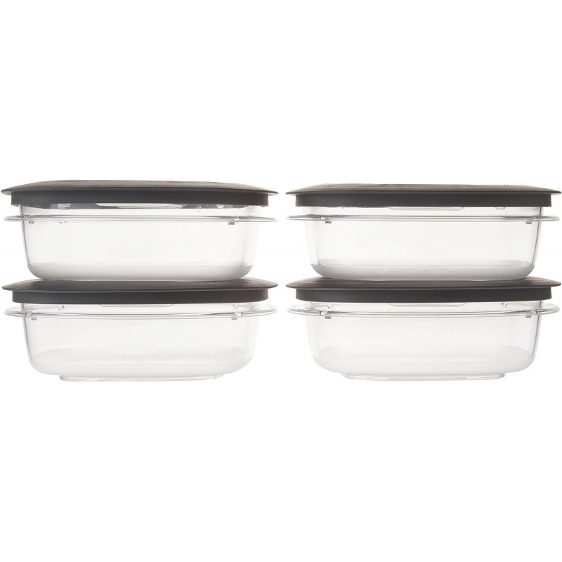 Rubbermaid Premier 식품 저장 용기, 회색(4팩)