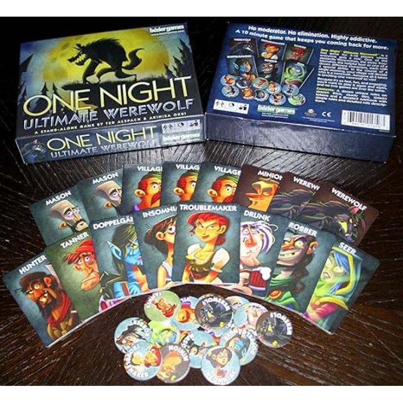 One Night Ultimate 늑대인간- 어린이와 성인을 위한 재미있는 파티 게임