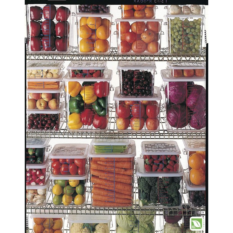 러버메이드 주방/수비드/음식 준비용 플라스틱 식품 저장 용기
